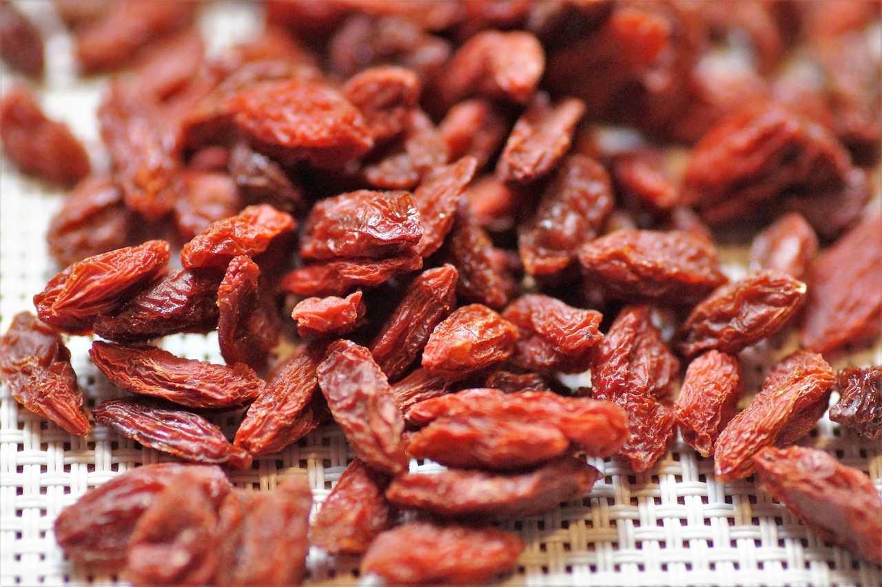 goji, berry, dried