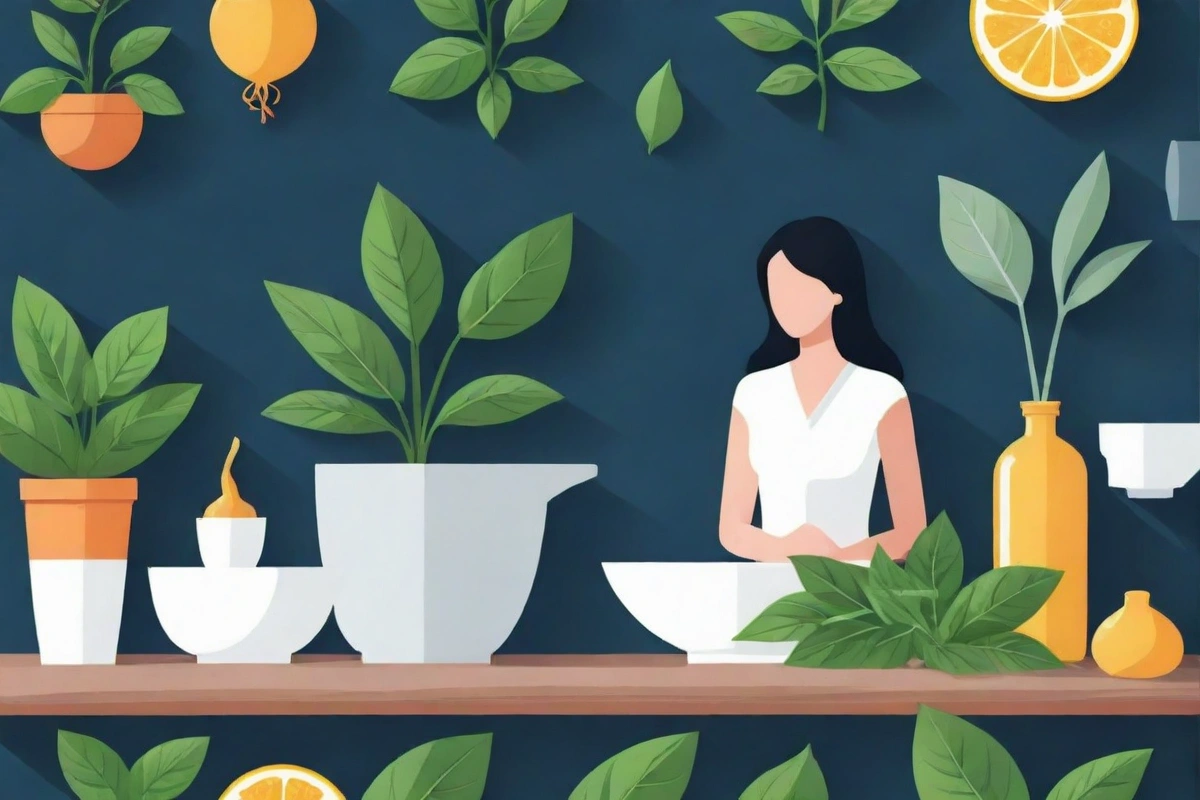 Hierbas esenciales para la preparación de alimentos en cocina