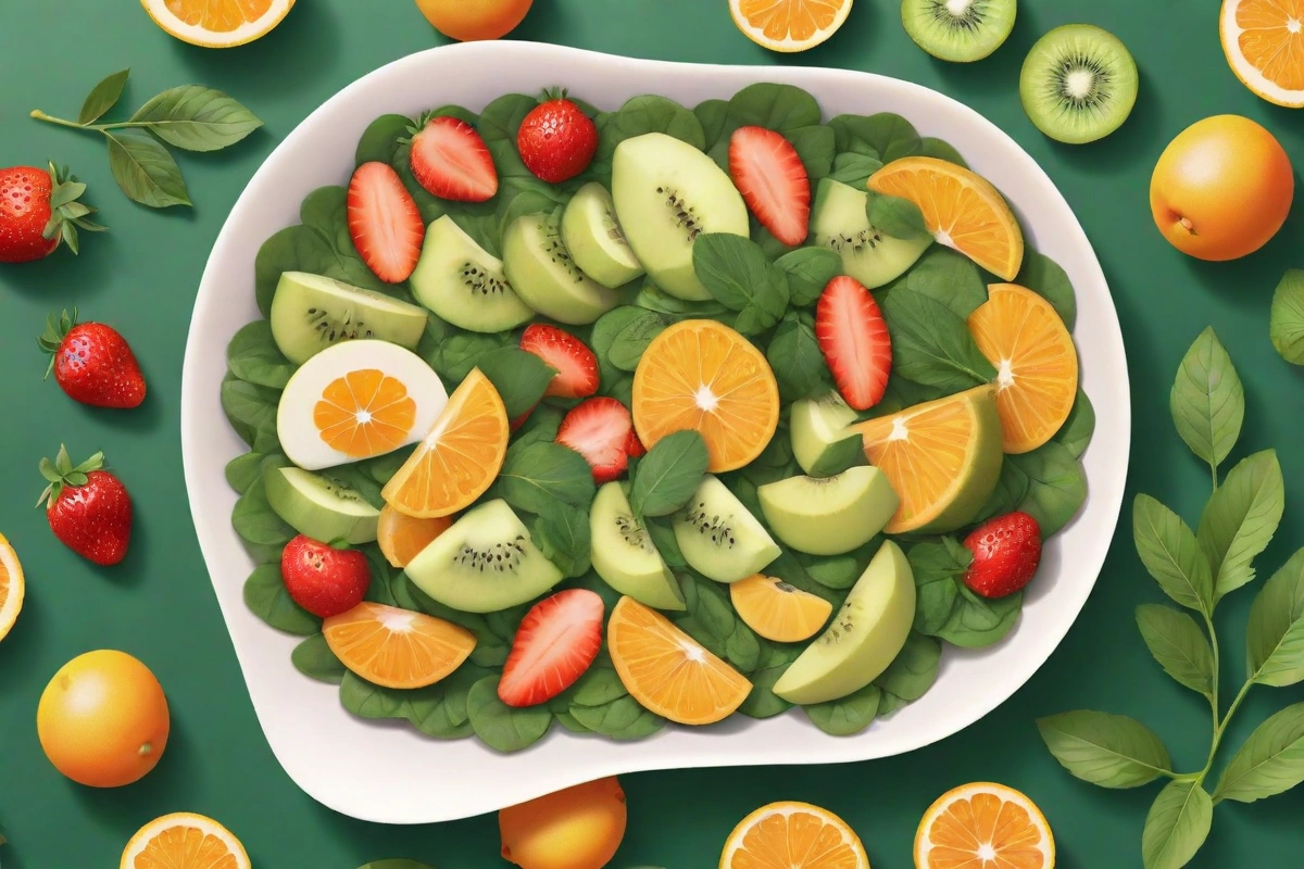 Guía para preparar ensalada de hierbas y frutas frescas