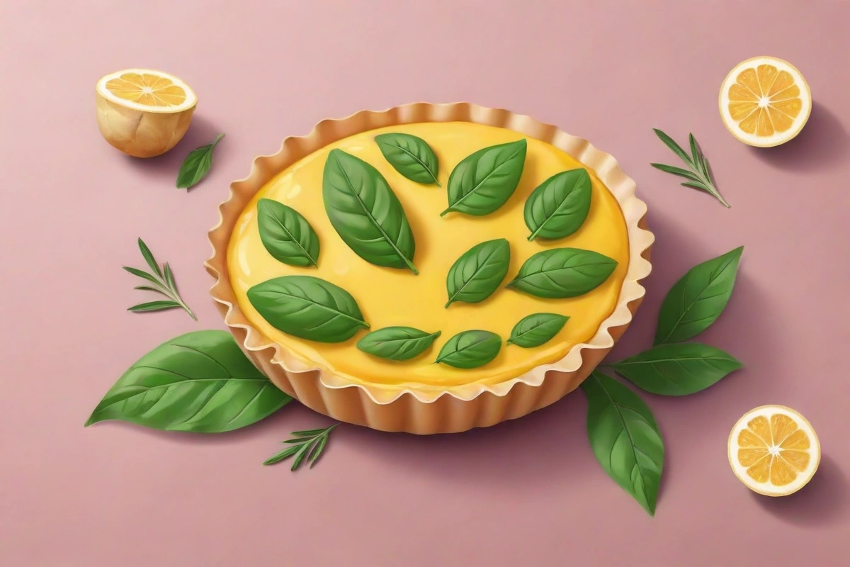 Deliciosa tarta con hierbas frescas en sencillos pasos